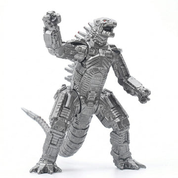 JAYKENIXO Mecha Dragon Monster Action Figure 7 Inch - Movable Joints, Robot Kaiju Creature Toy with Carry Bag for Kids Play, Display & Gift