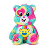 Care Bears 14” Good Vibes Bear- Tie-Dye Multicolored Plushie for Ages 4+ - Perfect Stuffed Animal Support Gift, Super Soft and Cuddly - Good for Girls