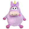 Happy Nappers Tummy Stuffers Unicorn Storage Plush for Blankets and Toys