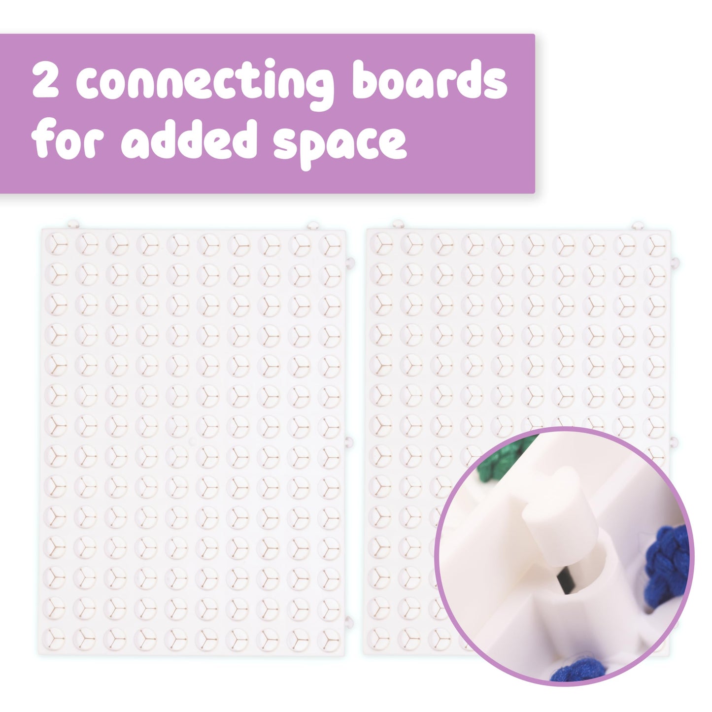 SPARK & WOW Calm Down Threading Boards, Set of 2, Sensory Activity Board