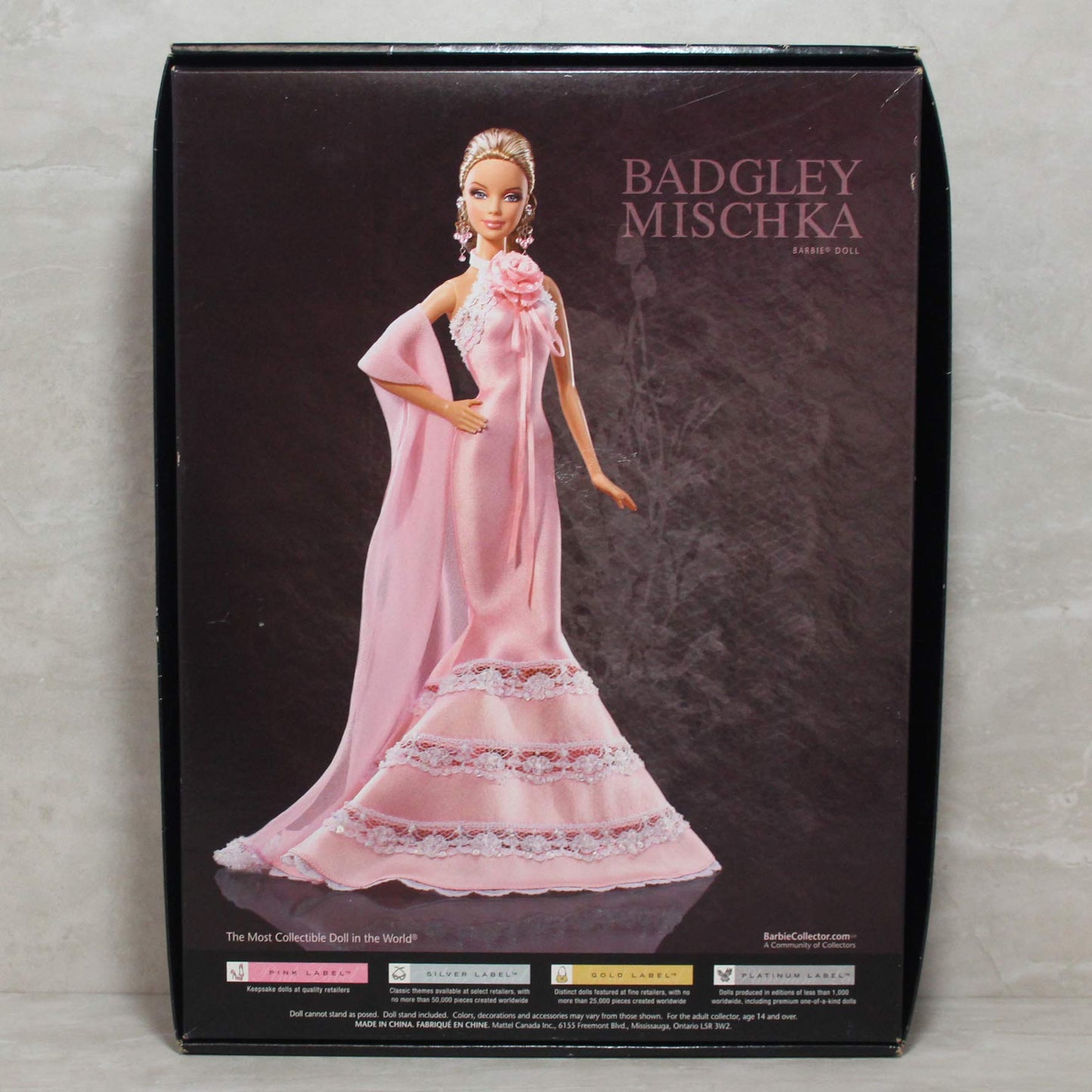 BARBIE DESIGNER COLLECTON GOLD LABEL - Badgley Mischka BARBIE DOLL