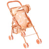 My First Baby Doll Stroller for Toddlers 3 Year Old Girls, Little Kids | Folding Baby Stroller for Dolls, Toy Stroller for Baby Dolls with Bottom