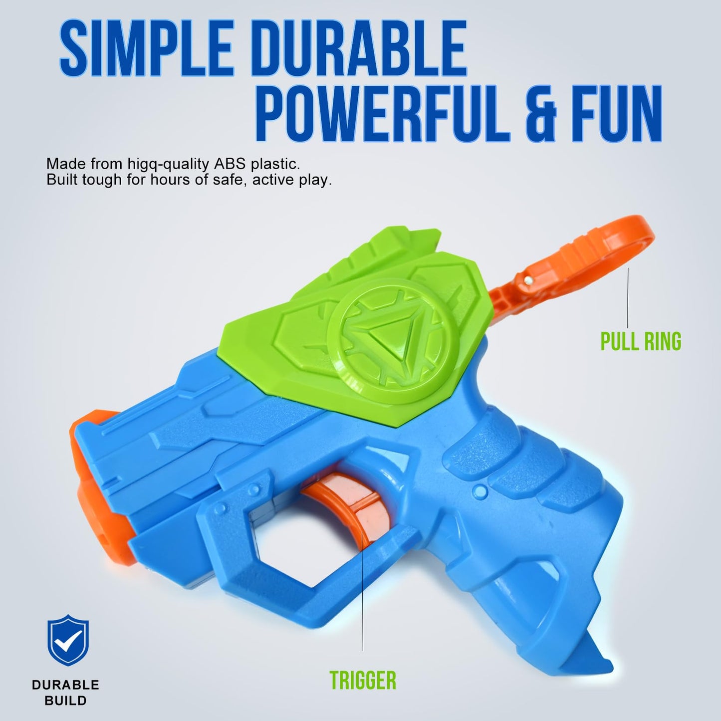 lififun Dart Blaster 2 Pack, Includes 2 Blasters, 20 Soft Darts Compatible with Nerf Elite Darts for Nerf Party Outdoor Toys, Ages 8+
