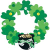 Fun Express Foam Shamrock Wreath Craft Kit - Makes 12 - St. Patrick's Day Crafts for Kids