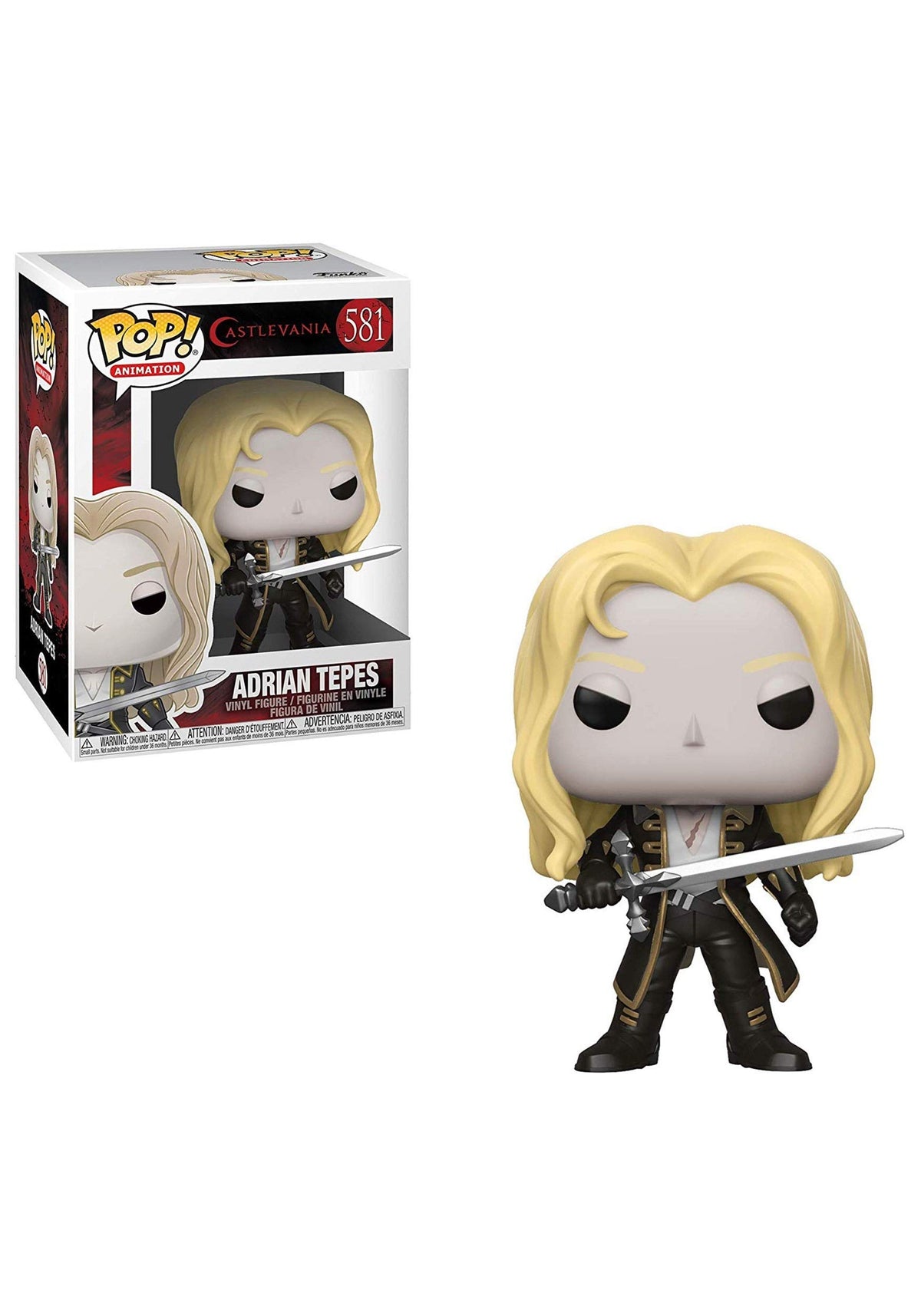 Funko Pop! Animation: Castlevania - Adrian Tepes, Multicolor
