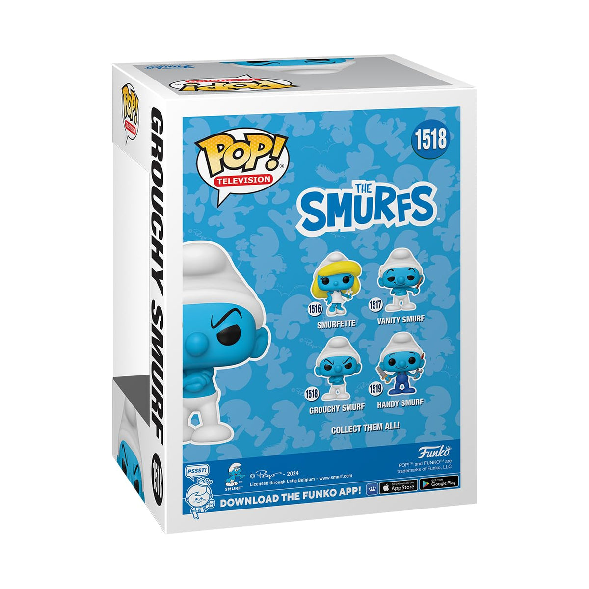 Funko POP! TV: Smurfs - Grouchy Smurf - Smurfs - Collectable Vinyl Figure - Gift Idea - Official Merchandise - for Kids & Adults - TV Fans - Model