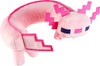 Mattel Minecraft Axolotl Neck Pillow, Plush Toy