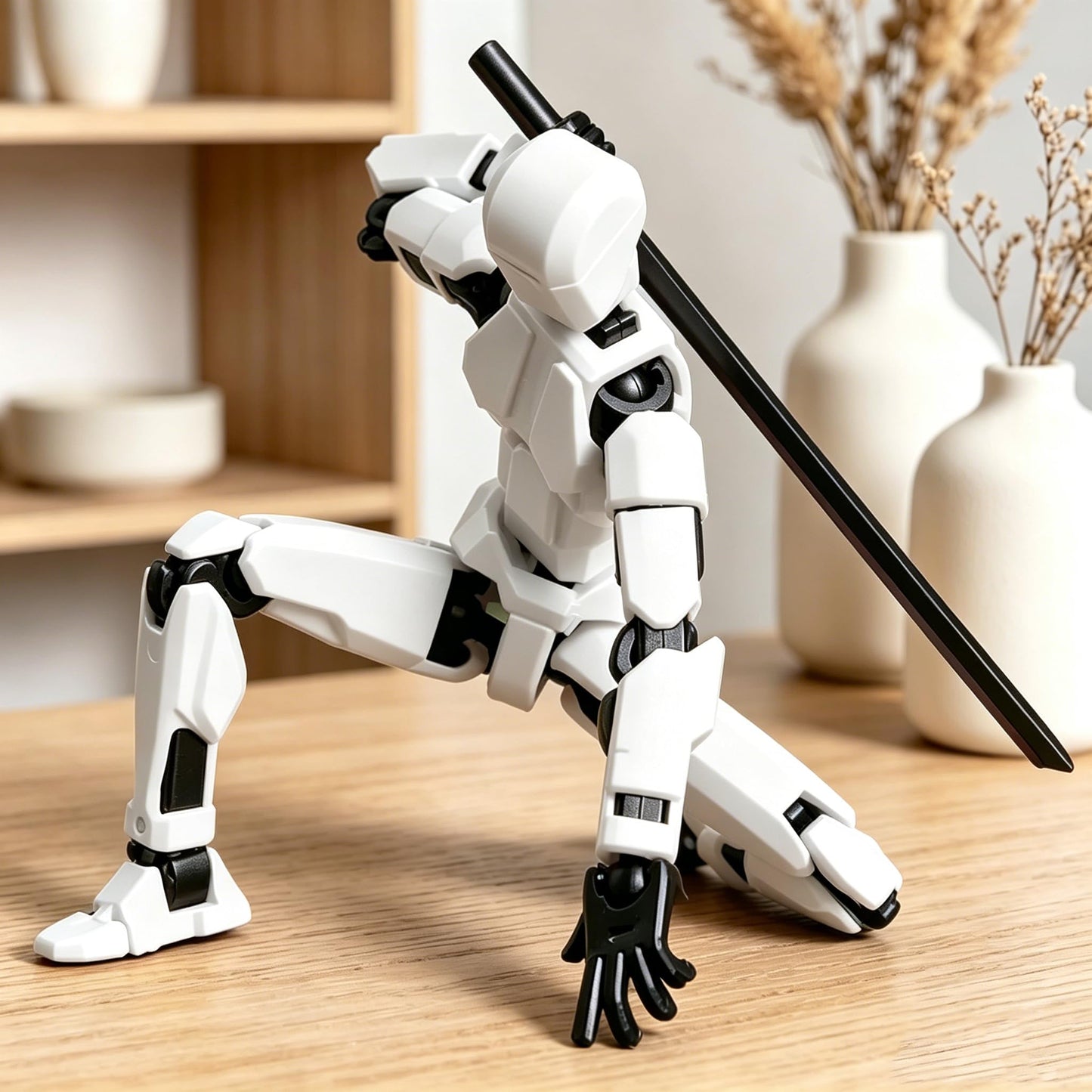 T13 Toy Titan 13 Action Figure Set with Metal Chassis?Assembled?, Robot Action Figure Robo 13 Action Fidget Toys Dummy Figure Articulated, Lucky 13
