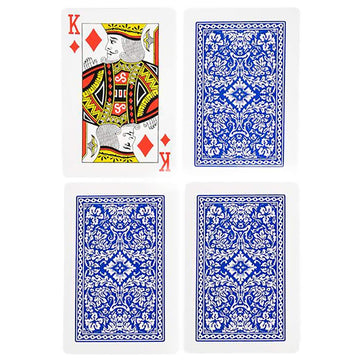 The Dreidel Company Children's Playing Cards Deck, Deck of Cards, Games, Family Fun, Party Favors (Large Playing Cards (3"x5" in), 2-Pack)