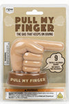 NPW Pull My Finger Novelty Sound Machine - Funny Office Desk Toy, Stress Relief Prank Gift for Work & Home (9 Hilarious Fart Sounds)