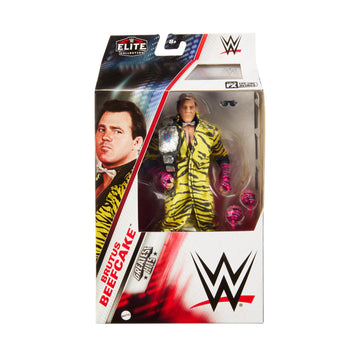 Mattel WWE Elite Action Figure & Accessories, 6-inch Collectible Brutus Beefcake with 25 Articulation Points, Life-Like Look & Swappable Hands