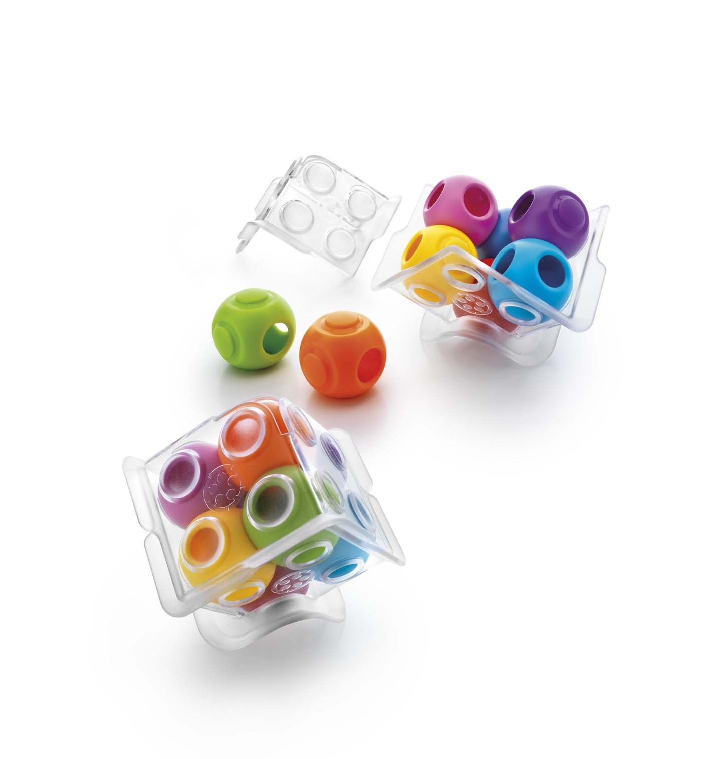 SmartGames Caged Marbles Logic Puzzle Game with 80 Challenges Brain Teaser for Ages 10+