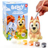 Bluey Paint Your Own Bingo Figurine, Paintable Ceramic Figure, Includes 6 Acrylic Paints, Paintbrush, Toys, Birthday Decorations, Party Favors, Kids