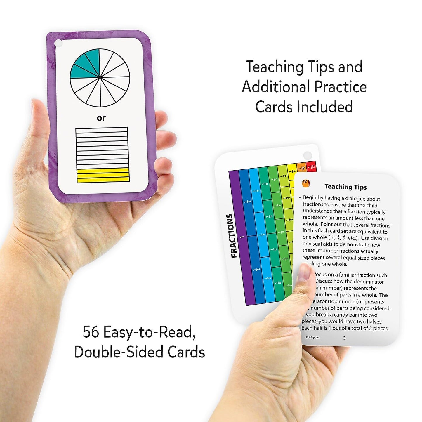 Teacher Created Resources Fractions Flash Cards (EP62053)