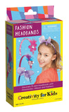 Creativity for Kids Fashion Headbands Mini Craft Kit - Makes 3 DIY Hair Accessories Girls (New Packaging), Multi