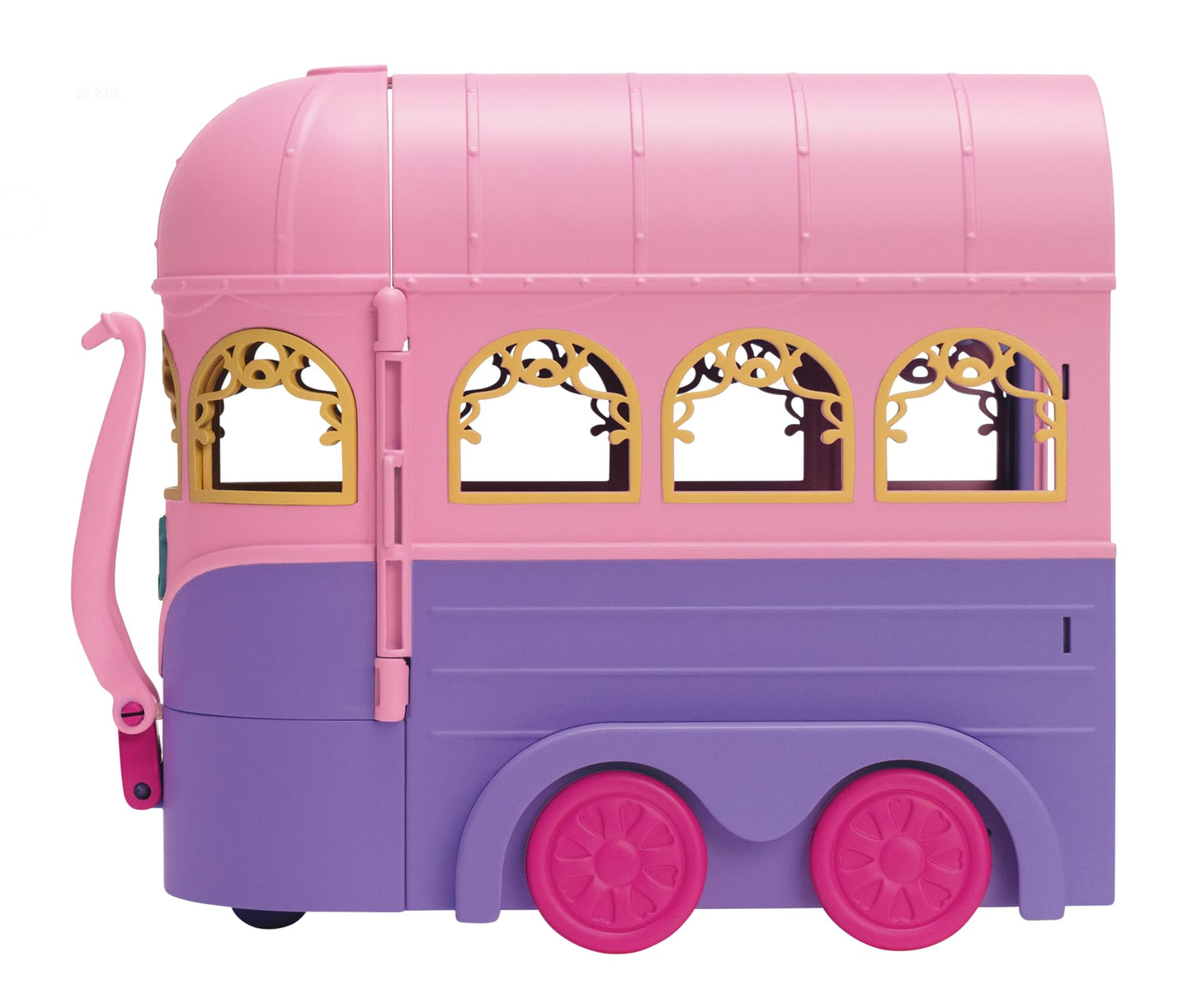 Wild Manes Horse Toys Perla's Clubhouse Trailer Playset with Perla Horse Doll Figure, with Over 25 Interactive Features