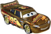 Disney Cars Golden Die-Cast Lightning McQueen 1:55Scale Movie Character for Racing and Storytelling Fun, Gift for Kids Age 3 Years and Older