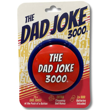 Gifts for Dad and Fathers - Features 75+ Extra Funny Dad Jokes at The Push of a Button - Dad Gifts from Daughter, Dad Birthday Gift, White Elephant