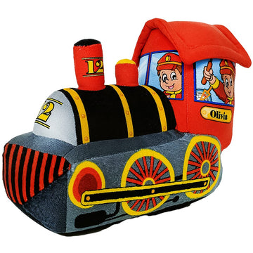 ArtCreativity 11 Inch Cozy Plush Train for Kids, Soft and Cuddly Train Pillow Toy, Cute Nursery Décor, Carnival Prize, Boys, Girls, Newborn, Infant