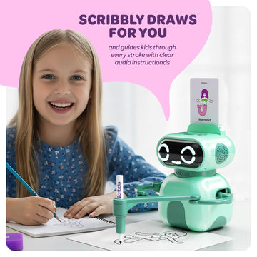 Dan&Darci Scribbly Drawing Kit for Kids - 4 5 6 7 8 9 Year Old Girl Birthday Gifts - Toys for Girls Age 6-8 - Gift Ideas - 7 Year Old Girl Gift - Toys