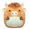 IAUUR 13-Inch Highland Cow Pillow Soft Cute Highland Cow Perfect Christmas Holiday Birthday Gifts