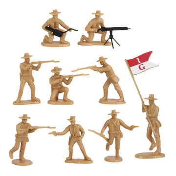 BMC San Juan Hill Rough Riders - Plastic Army Men Playset Boxed 102pc