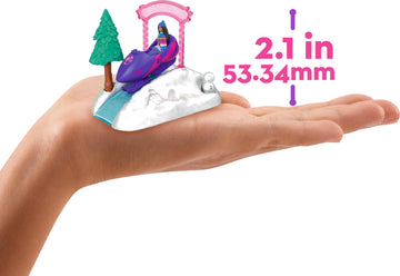 Barbie Mini Land Collectible Playsets with 1.5-inch Doll, Interactive Play Areas for Storytelling Fun