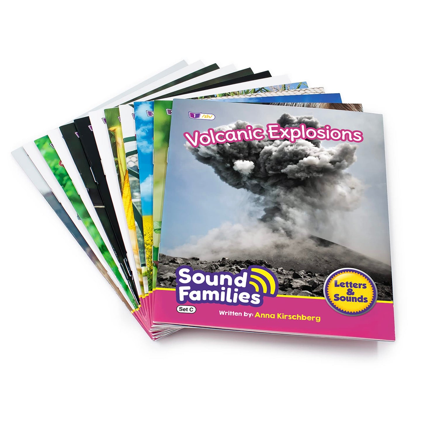Junior Learning Decodable Readers Sound Families R-Controlled Non-Fiction Phase 5.5, Vowel Sounds, Learn to Read, Easy decodable Texts, with 12 Books