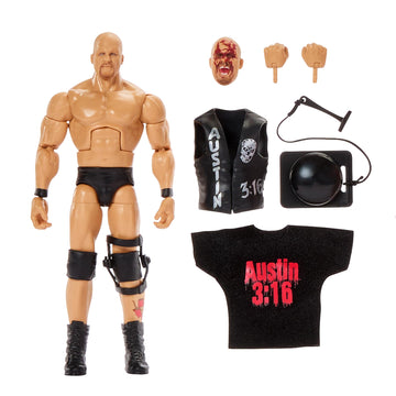 WWE Bloody Stone Cold Steve Austin (WM13) Defining Moments Ringside Exclusive