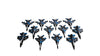 12 PIeces Camo Black Military Fighter Jet Toy Set, 3.5 Inches, Pull-Back-and-Release Action