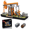 Mould King 17087 Oilfield Movable Building Sets, Engineering Display Model with Battery & Motor, Oil Source Technology Construction Blocks