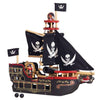 Le Toy Van Barbarossa Pirate Ship Sustainable Wooden Toy Playset