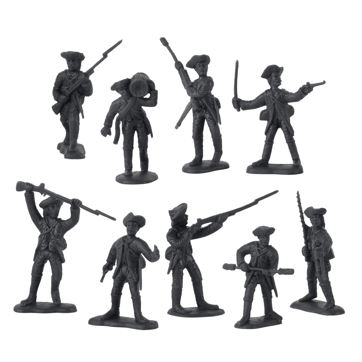 BMC ARW Battle of White Plains Artillery Crews - 32pc Plastic Soldiers & Cannon