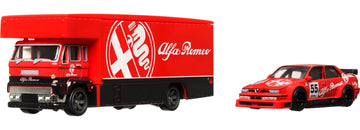 Hot Wheels Alfa Romeo 155 V6 Ti Fleet Flyer, Team Transport #53