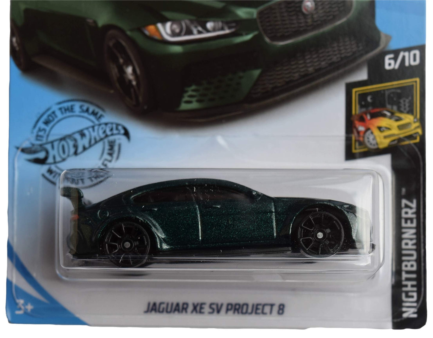 Hot Wheels Jaguar XE SV Project 8 (Dark Green) 2020 NightBurnerz