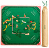 Mahjong Mat, 33x33 American Mahjong Mat with Rules and Carry Bag, Non-Slip & Noise-Reducing Design, Luxury Mahjong Accessories Gift for Women and Men