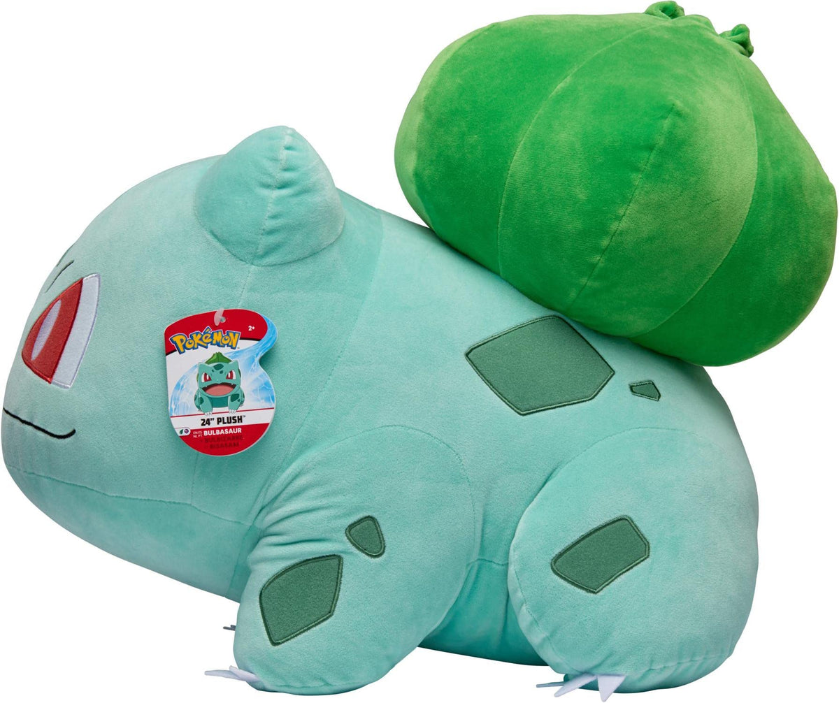 PoKéMoN 36990 Pokemon Plush BO97466, Bisasam Giant Plush Toy (60 cm), Realistically Designed Super Soft Plush Toy for Cuddling and Loving, Standard