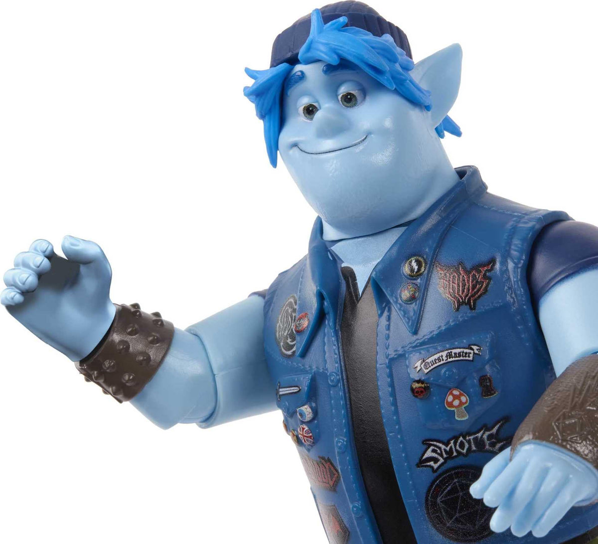 Mattel Disney Pixar Onward Action Figure, Barley Lightfoot Collectible Toy in Signature Elf Look, 7-inch with Movable Joints