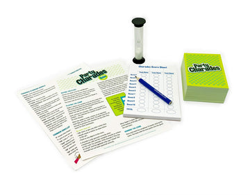 Party Charades Game - Contains 550 charades - Great Family Game for 2 or More Players Ages 10 and up by Outset Media