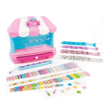 Make It Real 2901758 Shrink Magic Candy Shop DIY Bracelet Kit with Shrink Wrap and DIY Bracelet