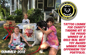 Renegade Made | Tattoo Lounge KIT | Promote Kindness and Raise Money for Your Favorite Cause by Applying Fun, Non-Toxic Temporary Tattoos for Kids