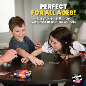 Bing Bang Boom Hilariously Fun Card Game for Family Game Night by Taco Cat Goat Cheese Pizza | Easy to Learn and Play with Fast 10 Minute Rounds | Fun