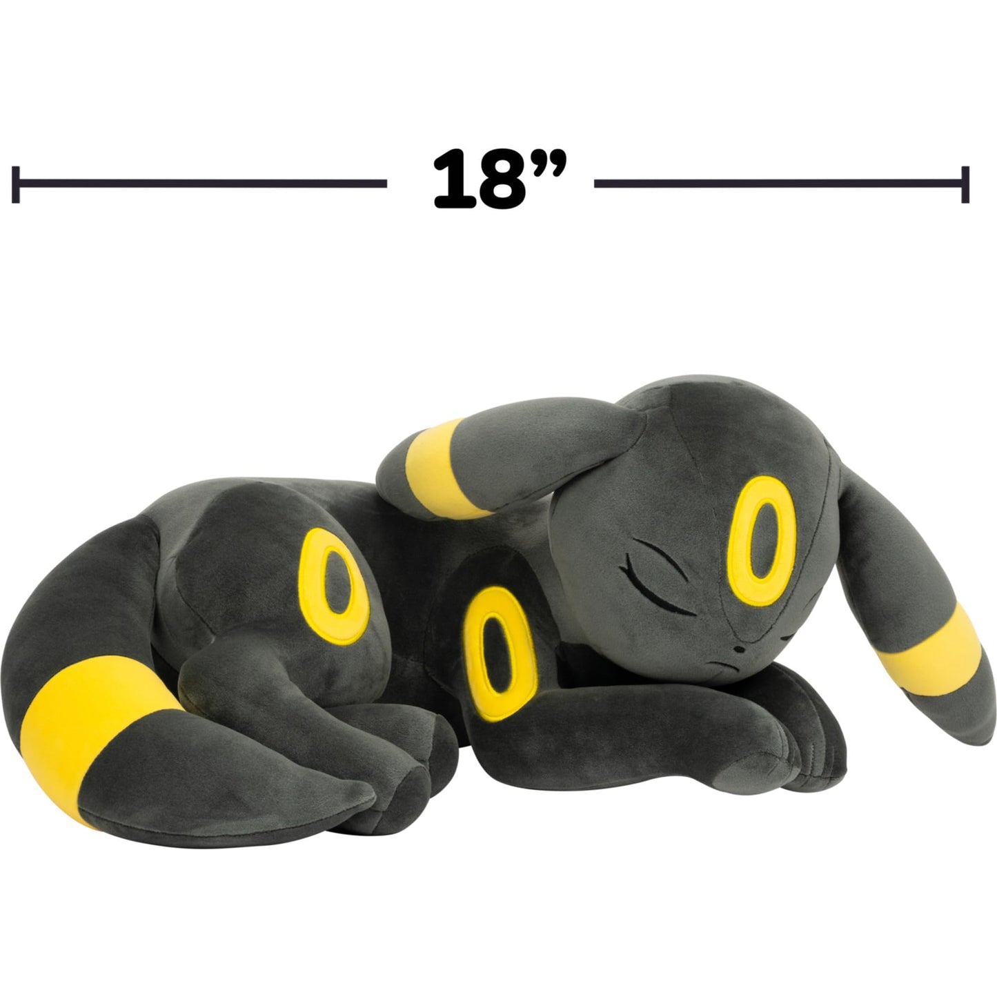 Pokemon Umbreon Sleeping Plush - 18-Inch Premium Plush in Sleeping Pose