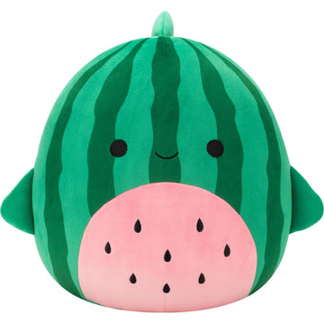 Squishmallows Original 12in Christopher the Watermelon Whale - Official Jazwares Plush (Medium-Sized)