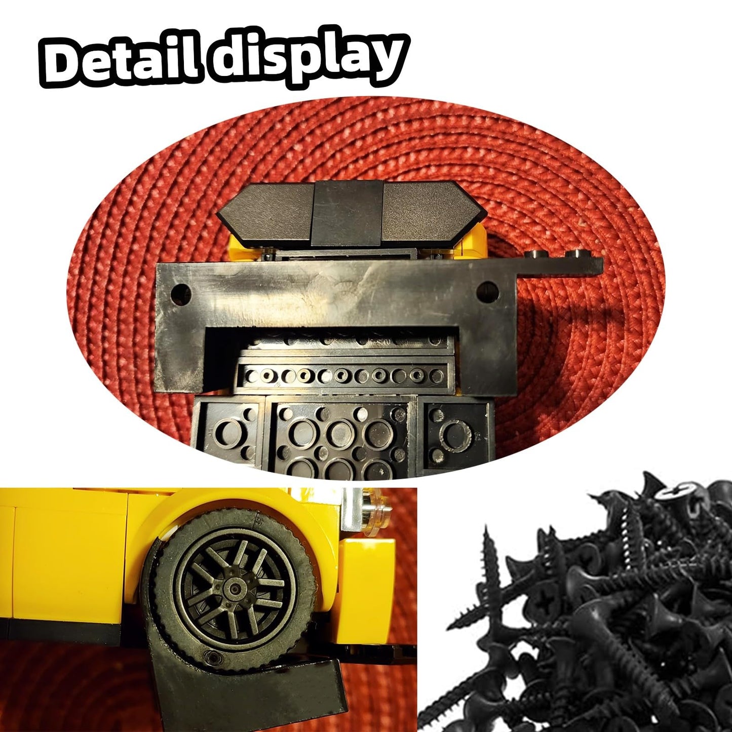 TEYOUYI 24PCS Wall Mount for Any Lego Speed Champions Sets Wall Bracket for Lego Speed of Champions with a Base for The Pilot,Wall Mount for Brick