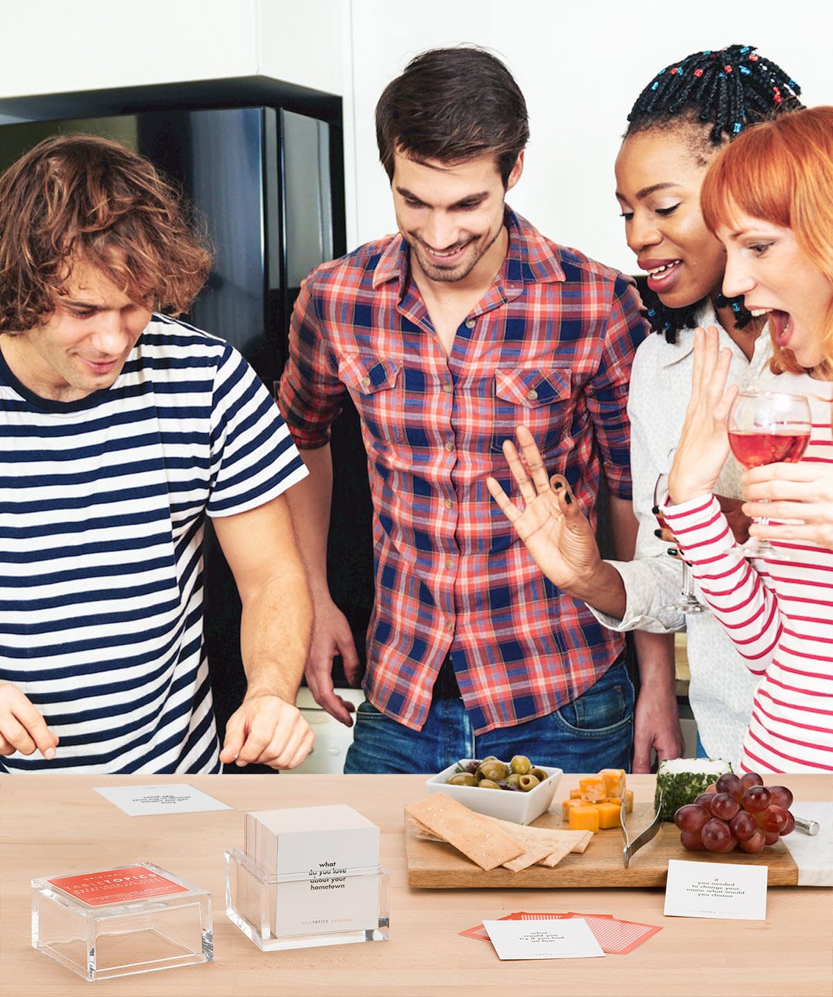 TableTopics - The Original Conversation Starter Cards - 135 Questions to Break the Ice & Build Connection with Friends, Acquaintances, & Coworkers