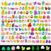dsooldre 150pcs Glow in The Dark Mini Resin Animals,Bulk Miniature Figurines to Hide for Fairy Garden,Dollhouse,Aquarium & Micro Landscape DIY