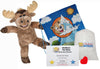 Stuffems Toy Shop Make Your Own Stuffed Animal Melvin the Moose 16"- No Sew - Kit with Cute Backpack!
