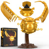 Vziimo Golden Fidget Spinner Building Set, MOC Ideas Magic Golden Ball Model Kit, Creative HP Gift Toys for Teens Adults (371 PCS)