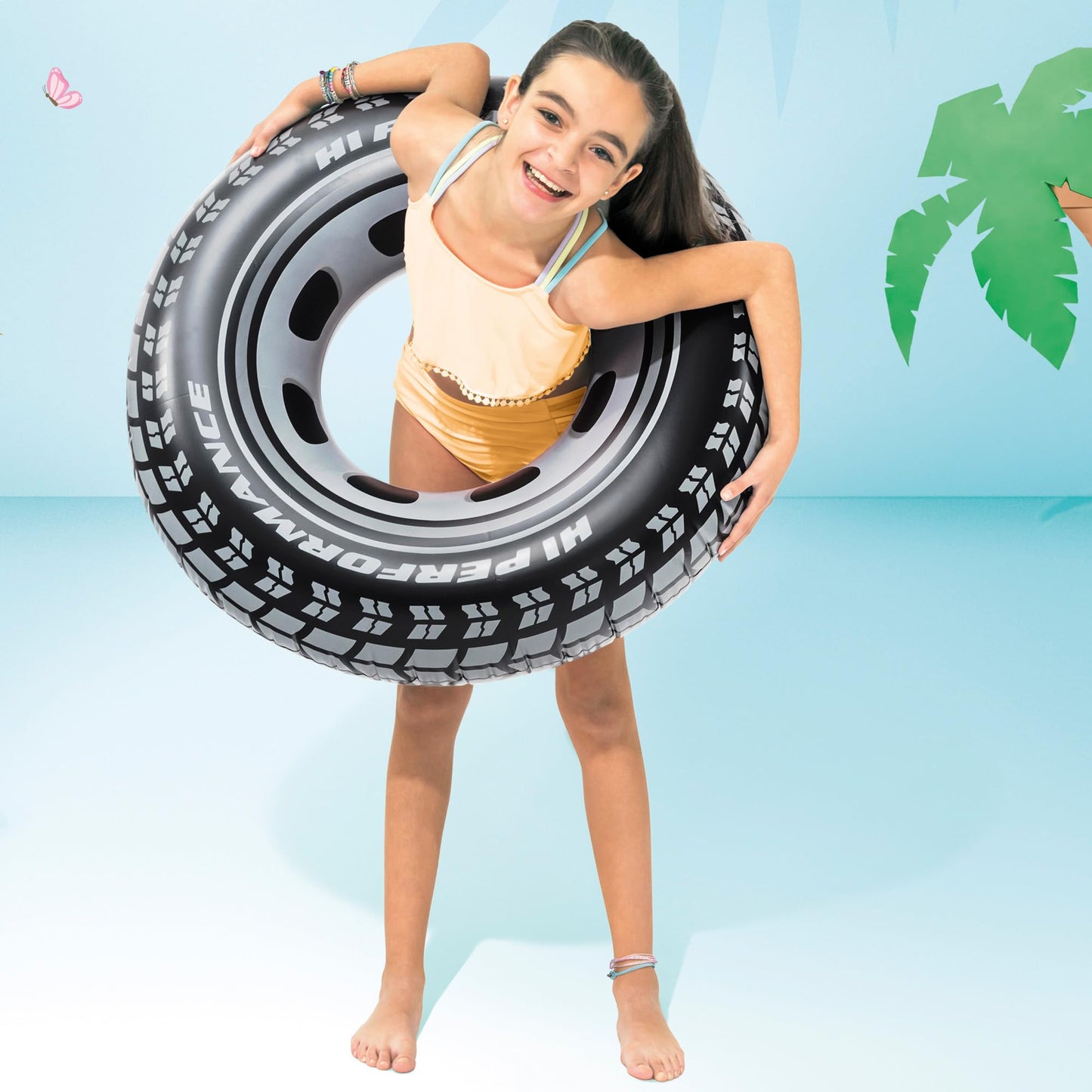 Intex 59252EP 36in Giant Tire Inflatable Pool Swim Tube